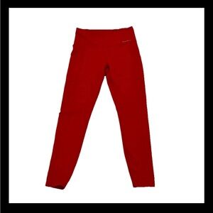 Eddie Bauer Red Trail Tight High Rise Leggings Size Small